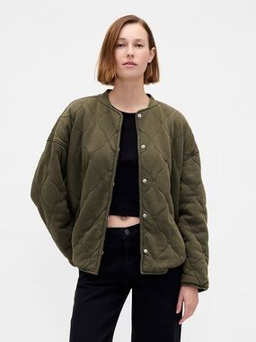 Gap VintageSoft Quilted Oversized Jacket